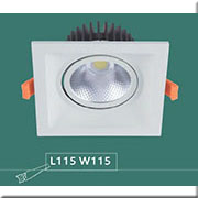 Đèn LED Âm Trần vuông 1 chế độ sáng WQ2 L 7360-20w Ø130xH130