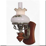 Đèn Tường Gỗ đèn dầu cổ B002 170x170x390