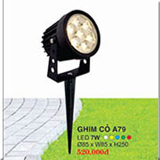 Đèn Ghim Cỏ HP3 GHIM CO A79 -7w Ø85xW85xH250