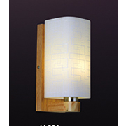 Đèn Tường gỗ chao thuỷ tinh hoa văn HP6 V 021 L100xW130xH240