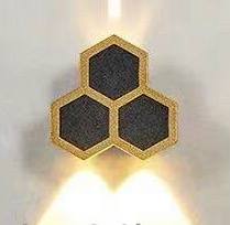 Đèn hắt 2 đầu x3 tia led hình lục giác tổ ong ON 1466/3