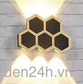 Đèn hắt 2 đầu x5 hình lục giác hình tổ ong VNT-6015
