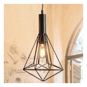 Đèn Thả lồng sắt nghệ thuật T-23 Ø250xH420