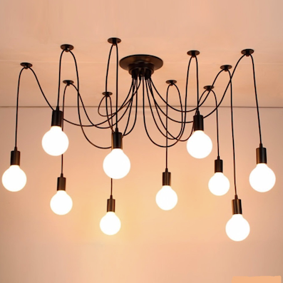 Đèn Thả nhện 10 dây thả TTK07