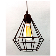 Đèn Thả lồng sắt T-02 Ø200xH300