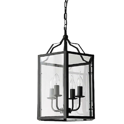 Đèn Thả Lồng đèn đen 4 ngọn nến TD31