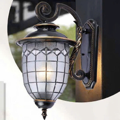 Đèn gắn tường, trụ cột, hàng rào ngoài trời kiến trúc tân cổ điển cao 53cm VNT24