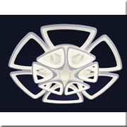 Đèn mâm gắn trần led 3 màu đường kính 80cm MT-7166/6+6 Ø800xH150