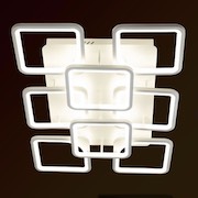 Đèn gắn trần led 3 màu hình chữ nhật 8 ô vuông MT-0057/6+2 L900x600xH150