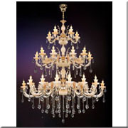 Đèn Chùm Pha Lê Nến HP5 CN 6066/15+10+5 Ø1030xH1100+500