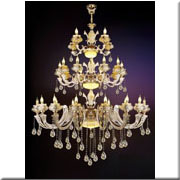 Đèn Chùm Pha Lê Nến HP5 CN 86001/15+10+5 Ø1100xH1130+500