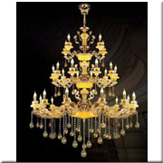 Đèn Chùm Pha Lê Nến HD CN 8702015+10+5 Ø1145xH1250+500