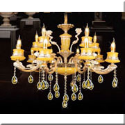 Đèn Chùm Pha Lê Nến HP5 CN 6118/15 Ø960xH700+400