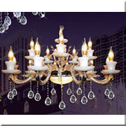 Đèn Chùm Pha Lê Nến HP5 CN 6008/10+5 Ø950xH750+400