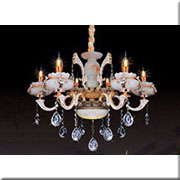 Đèn Chùm Pha Lê Nến HP5 CN 6005/6 Ø580xH640+400