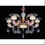 Đèn Chùm Pha Lê Nến HP5 CN 6006/6 Ø600xH640+400