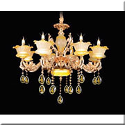 Đèn Chùm Pha Lê Nến HP5 CN 9930/8 Ø700xH650+400