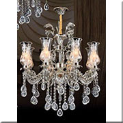 Đèn Chùm Pha Lê Nến HD CN 7399/8 Ø690xH790+400