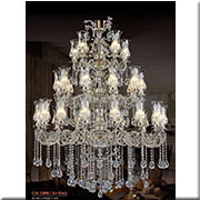 Đèn Chùm Pha Lê Nến HD CN 7399/15+10+5 Ø1150xH1620+400