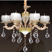 Đèn Chùm Pha Lê Nến HD CN 8806/6 Ø650xH600+400