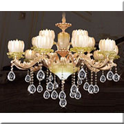 Đèn Chùm Pha Lê Nến HD CN 8806/15 Ø1000xH750+400