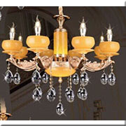 Đèn Chùm Pha Lê Nến HP5 CN 9931/8 Ø750xH650+400