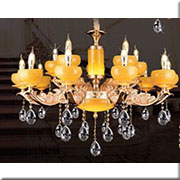 Đèn Chùm Pha Lê Nến HP5 CN 9931/15 Ø950xH750+400