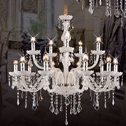 Đèn Chùm đính Pha Lê 15 ngọn nến phong cách tân cổ điển CN 8114/15 Ø850xH700+400