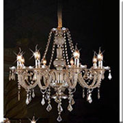 Đèn Chùm Pha Lê Nến HP5 CN 8112/8 Ø700xH550+400