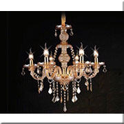 Đèn Chùm Pha Lê Nến HP5 CN 8117/6 Ø600xH550+400