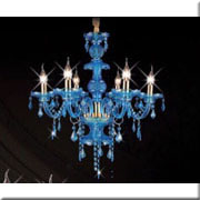 Đèn Chùm Pha Lê Nến HD CN 8116/6 Ø600xH550+400