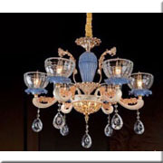 Đèn Chùm Châu Âu HP5 CN 809/6 Ø700xH600+400