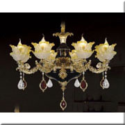 Đèn Chùm Pha Lê Nến HD CN 87075/8 Ø800xH600+400