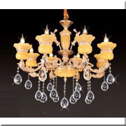 Đèn Chùm Pha Lê Nến HP5 CN 8016/8 Ø750xH650+400