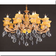 Đèn Chùm Pha Lê Nến HP5 CN 8016/15 Ø1000xH700+400