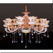 Đèn Chùm Pha Lê Nến HD CN 1620/10+5 Ø1000xH700+400