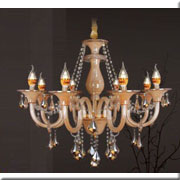 Đèn Chùm Pha Lê Nến HP5 CN 8273/8 Ø750xH800+400