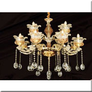 Đèn Chùm Pha Lê Nến HD CN 6119/8+4 Ø950xH700+400