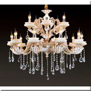 Đèn Chùm Pha Lê Nến HP1 CN 802/10+5 Ø950xH800+400