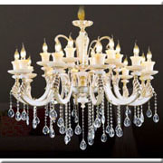 Đèn Chùm Pha Lê Nến HP1 CN 806/18 Ø1100xH800+400