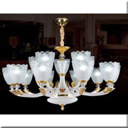 Đèn Chùm Châu Âu HP5 CN 376/12 Ø880xH500+400