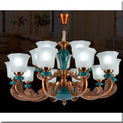 Đèn Chùm Châu Âu HD CN 374/15 Ø980xH530+400