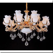 Đèn Chùm Pha Lê Nến HD CN 8878/10+5 Ø900xH700+400