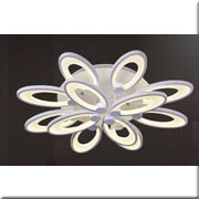 Đèn gắn trần LED 3 màu 12 cánh hoa tai thỏMT-7079/8+4 Ø700