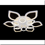 Đèn mâm gắn trần led meka 3 màu 12 cánh MT-7244/6+6 Ø1000xH150