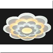 Đèn gắn trần led 3 màu hình bông hoa đường kính 50cm MT-056 Ø500xH100