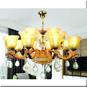 Đèn Chùm Pha Lê Nến DH CH 7104/12 Ø880xH550