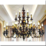 Đèn Chùm Đồng SN3 CĐ 4021/24+6 Ø1050xH1100