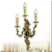 Đèn Tường Nến Đồng SN3 VĐ 7030/3 Ø320xH600