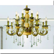 Đèn Chùm Đồng SN3 CĐ 7027/16 Ø780xH900